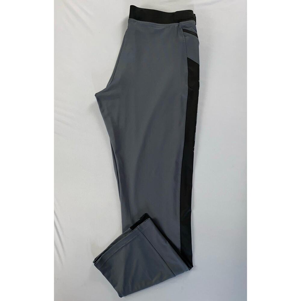 Hylete Pull On Athletic Pants w/ Drawstring, Zip Pockets. Gray/Black, Men's XL..